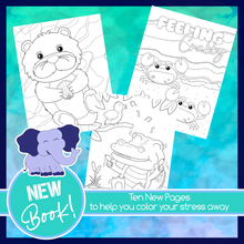 Load image into Gallery viewer, NEW - Huggable Water Friends Coloring Book